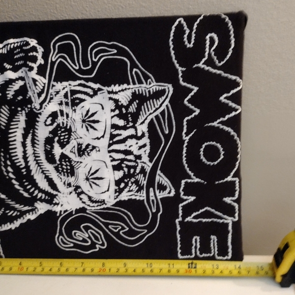 SMOKE MEOWT CANNABIS KITTY WALL DECOR - Picture 4 of 5